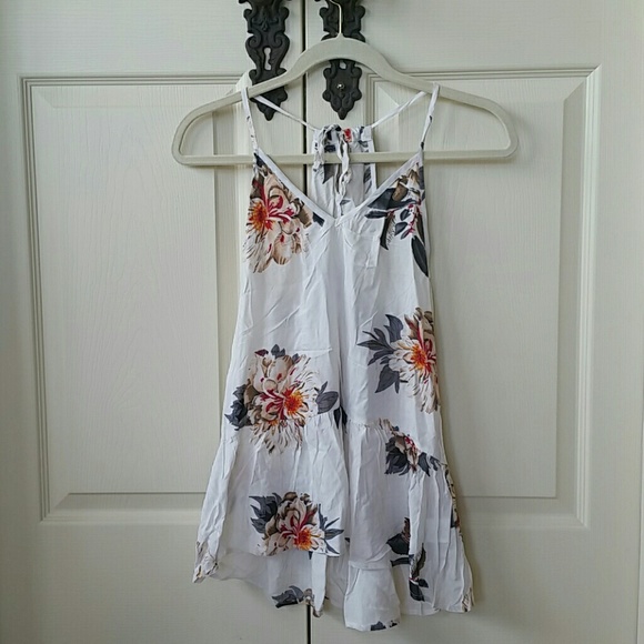 NWOT Floral peplum cami - Picture 3 of 3